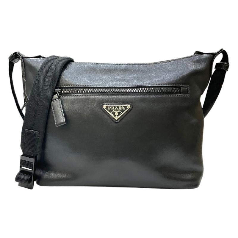 PRADA（プラダ） ショルダーバッグ 2VH078 ブラック レザー ショルダー