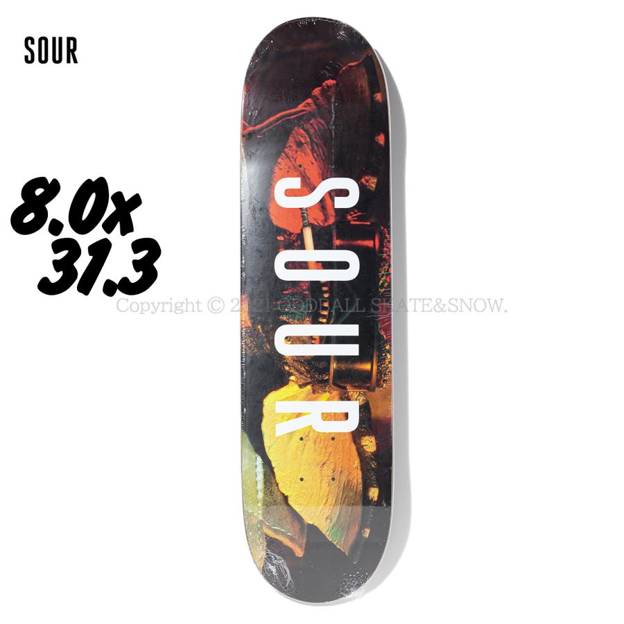 サワー ソリューション 8.0インチ スケボー デッキ SOUR SOLUTION Sour
