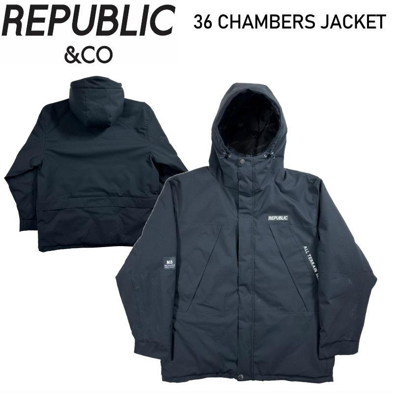 ☆ 25-26 REPUBLIC 36 CHAMBERS JACKET カラー:BLACK リパブリック