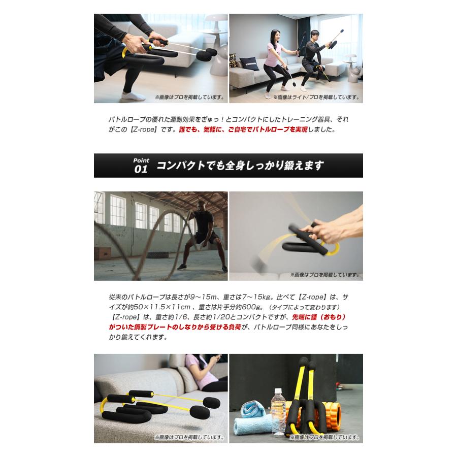 Z-rope バトルロープ 筋トレ 宅トレ クロスフィット 有酸素運動 体幹