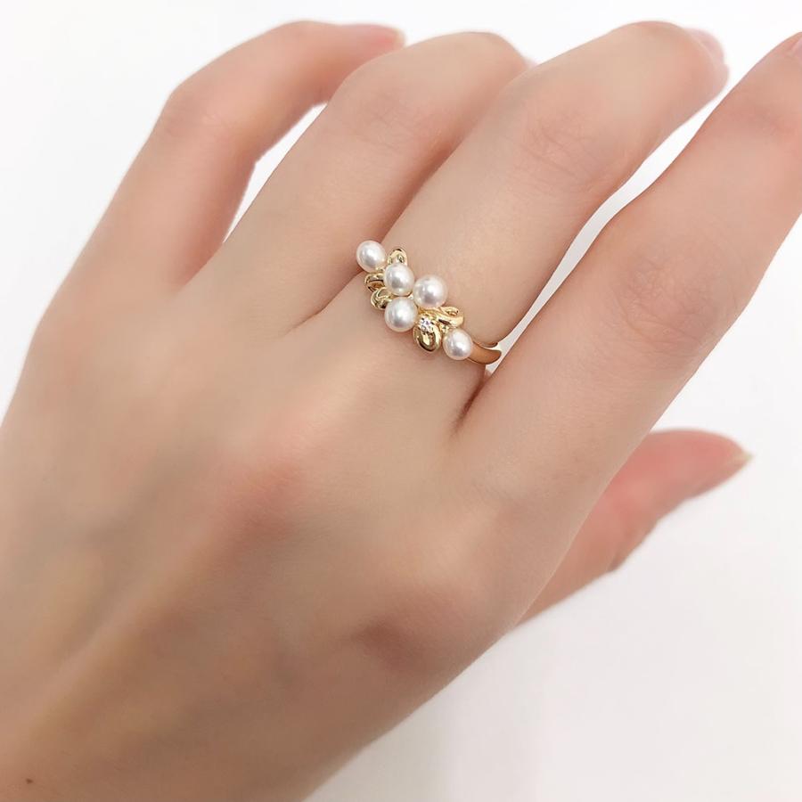 TASAKI（タサキ） リング 田崎 真珠 ダイヤモンド 0.01 パール K18 750