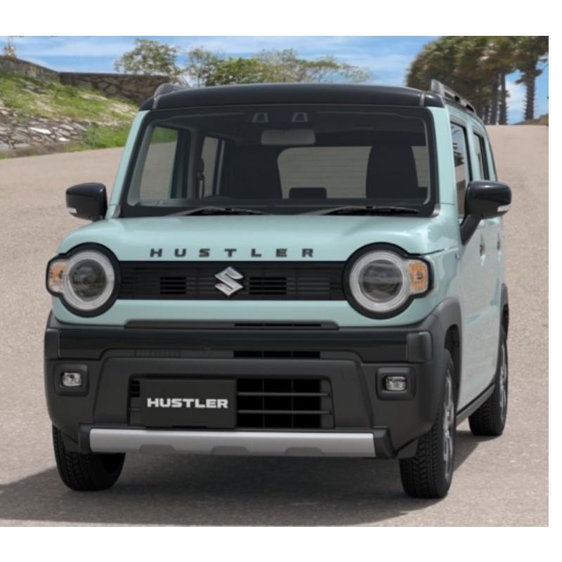 ハスラー (ZT)フロントバンパーガーニッシュ(スーパーブラックパール