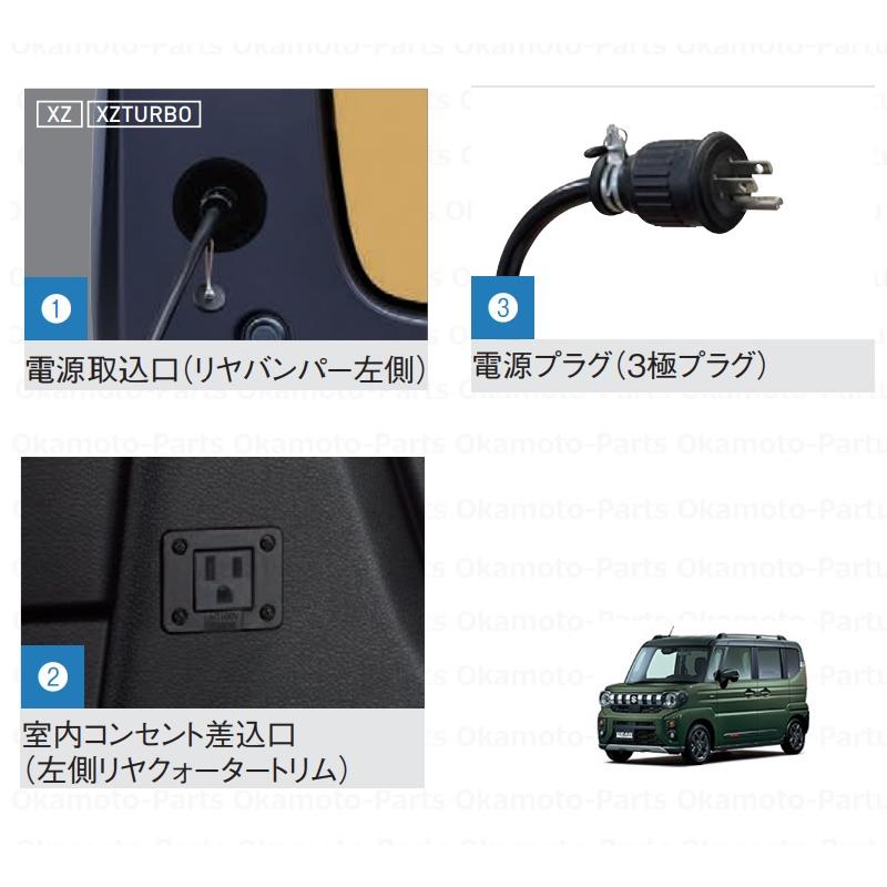 スペーシア 外部電源ユニット「スズキ純正用品」スペーシアギア MK54S