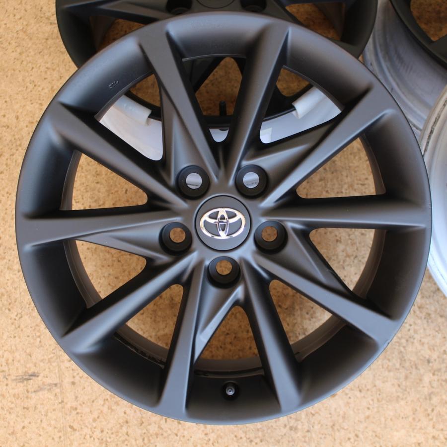 トヨタ（TOYOTA） プリウスα 純正 ブラックペイント 17インチ 7J+45