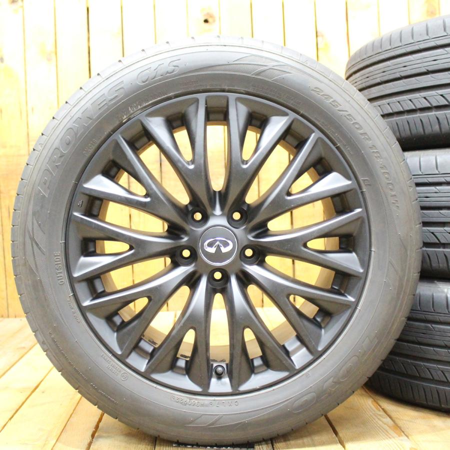 日産（NISSAN） NISSAN Y51 フーガ 純正 マットブラックペイント 18
