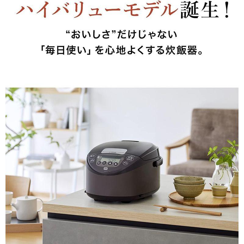 タイガー魔法瓶(TIGER) 炊飯器 5.5合 IH式 炊きたて 遠赤黒厚釜 お