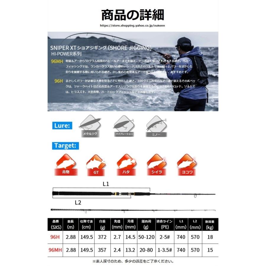 MAD MOUSE ショアジギングロッド SNIPER XT 釣竿 遠投型 投げ竿