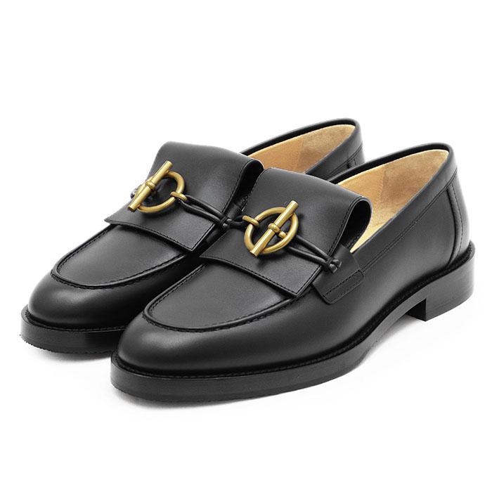 HERMES（エルメス） 【新品同様】HERMES ローファー インパクト H ロゴ