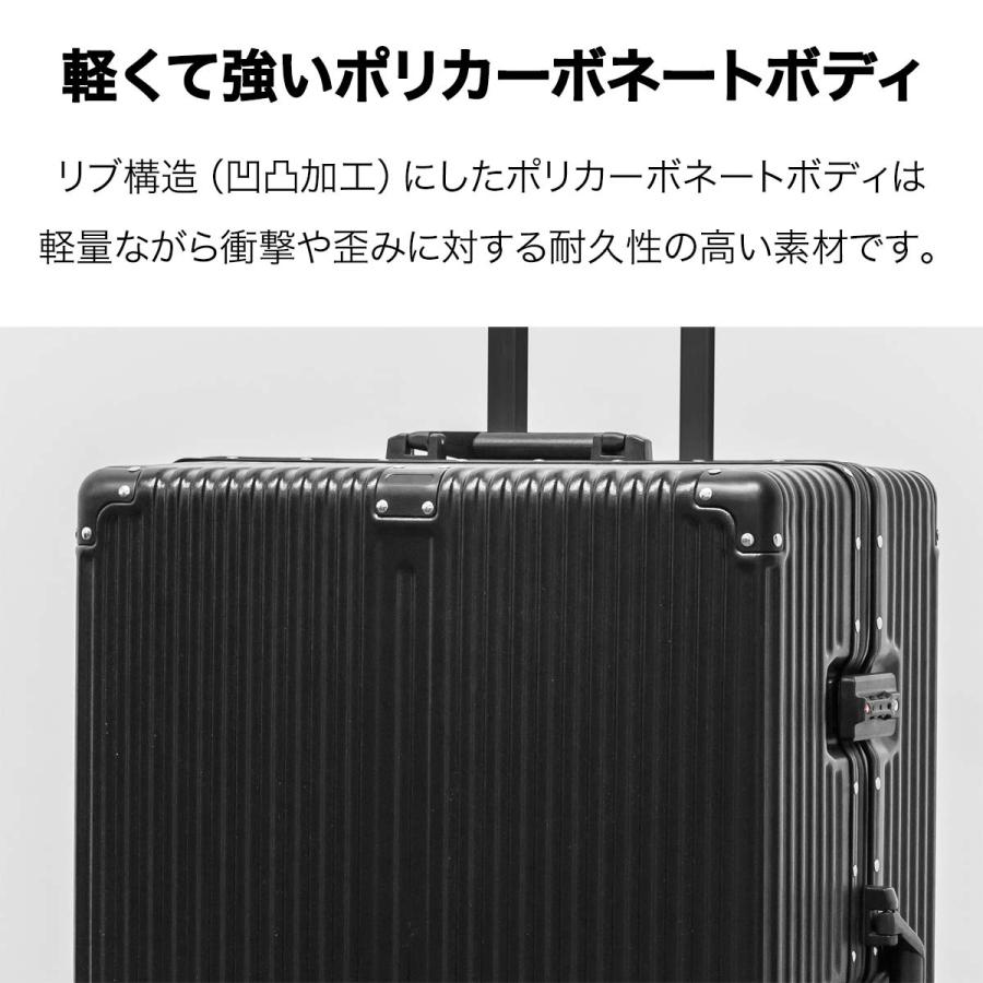 FIELDOOR（フィールドア） 1年保証 スーツケース Lサイズ 96L 7泊用