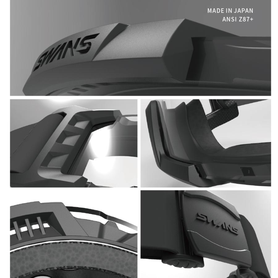 LayLax サバゲー ゴーグル 曇らない SWANS(スワンズ) タクティカル