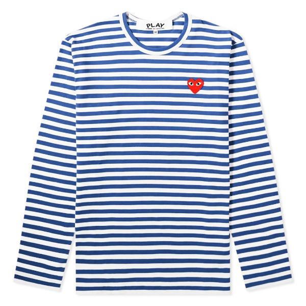 PLAY COMME des GARCONS プレイ コムデギャルソン ロンT ボーダー