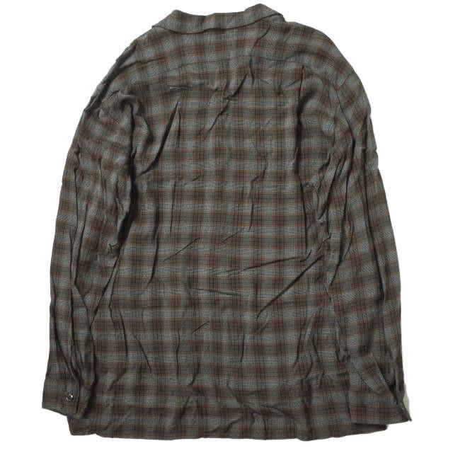 COMOLI コモリ 19SS 日本製 レーヨン オープンカラーシャツ P01-01013