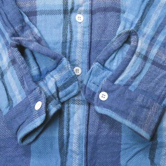 アンユーズド UNUSED 19AW 日本製 check nel shirt チェックネルシャツ