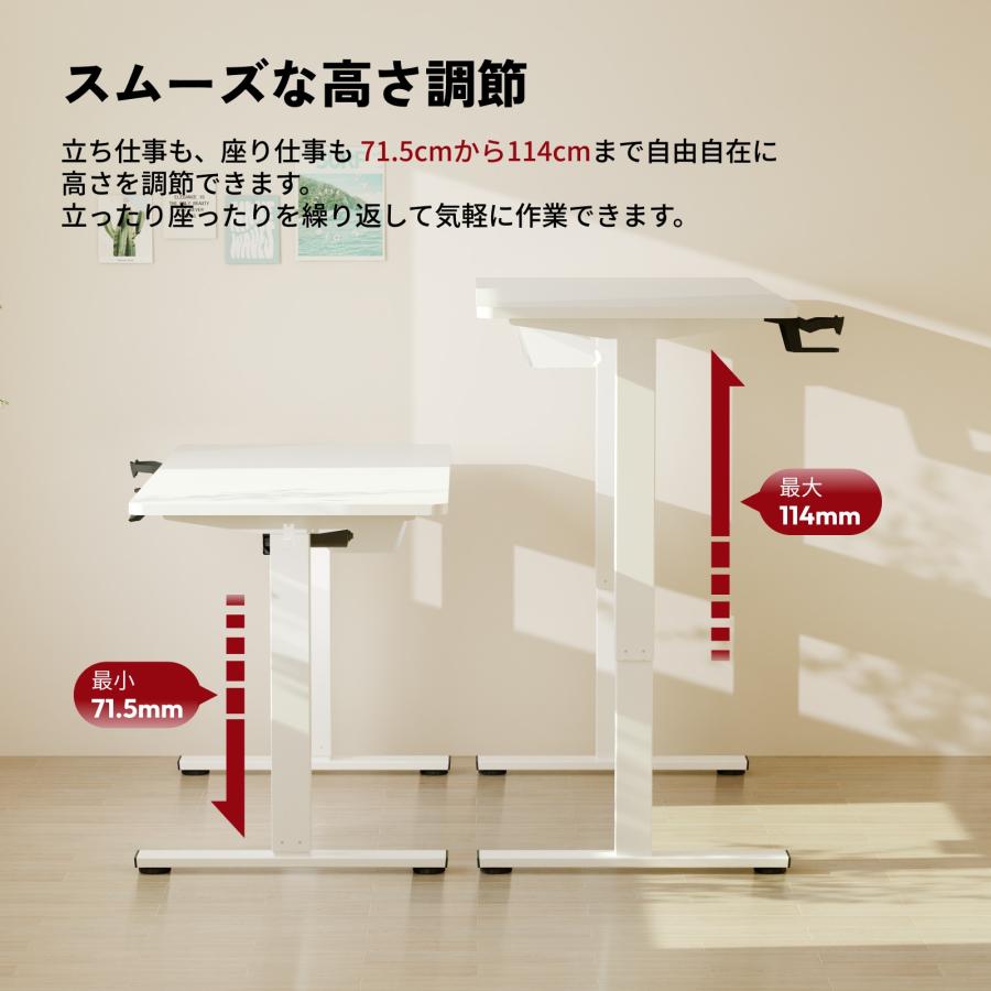 FlexiSpot 昇降式デスク 電動 昇降デスク Sanodesk E150 Basic