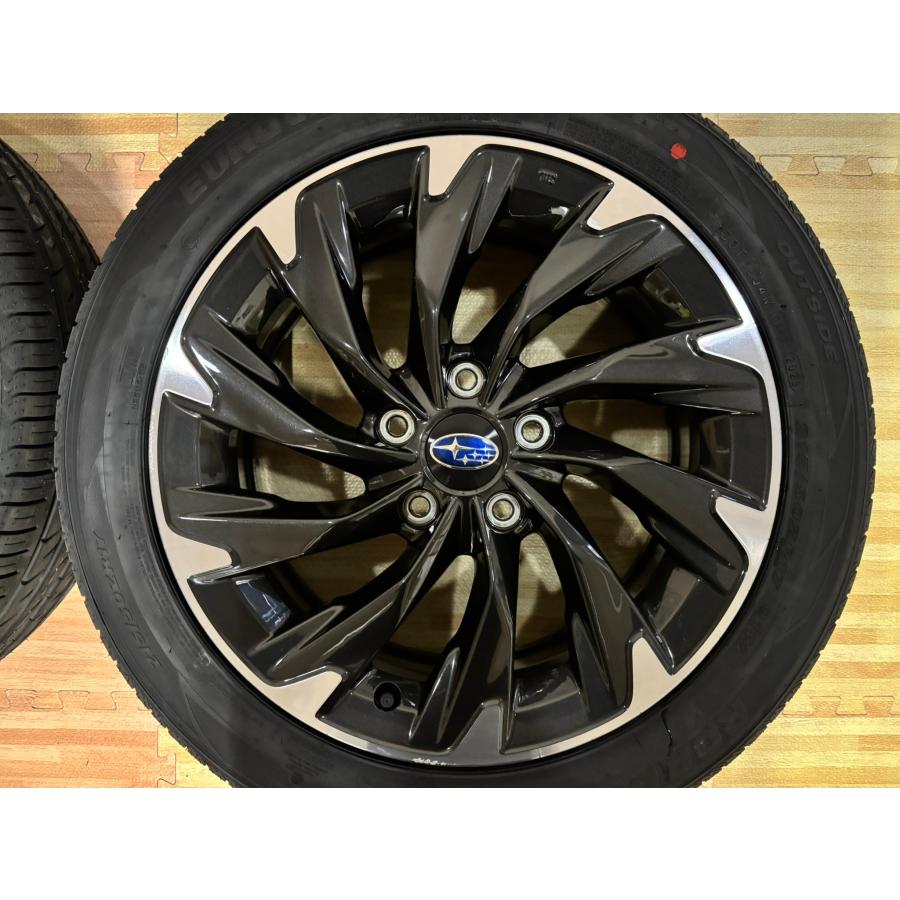 レヴォーグ 即納 美品 スバル 純正 5H114.3 7J+55 2025年製 新品 215