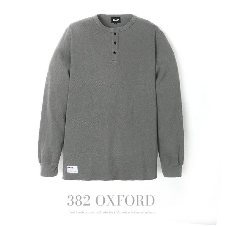 Schott N.Y.C（ショット） Schott LS HONEYCOMB HENRYNECK T ハニカム