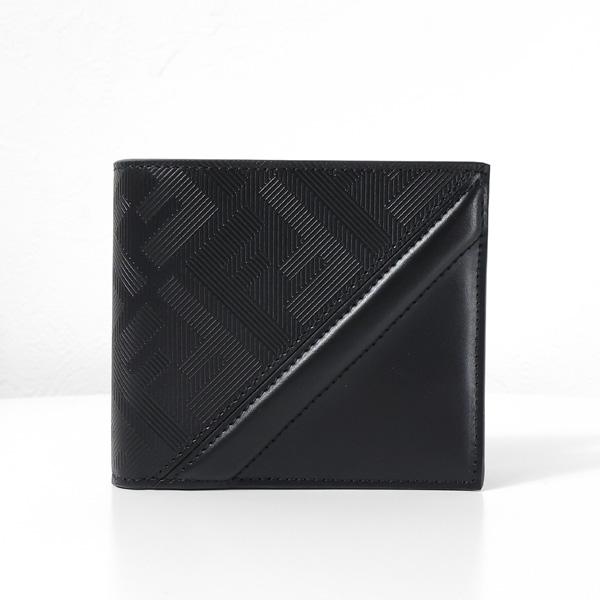 FENDI（フェンディ） シャドー ダイアゴナル 二つ折り財布 FFロゴ