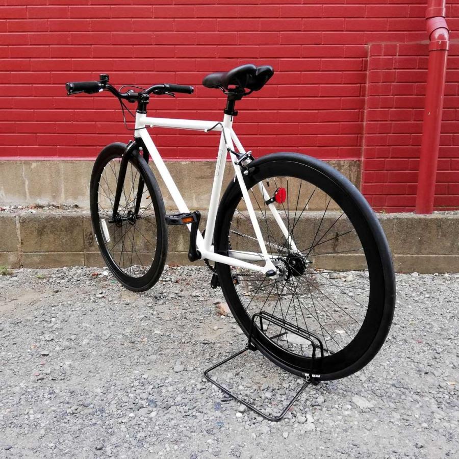 自転車 T-STREET 700C-1SP グロスホワイト フレームサイズ：510mm