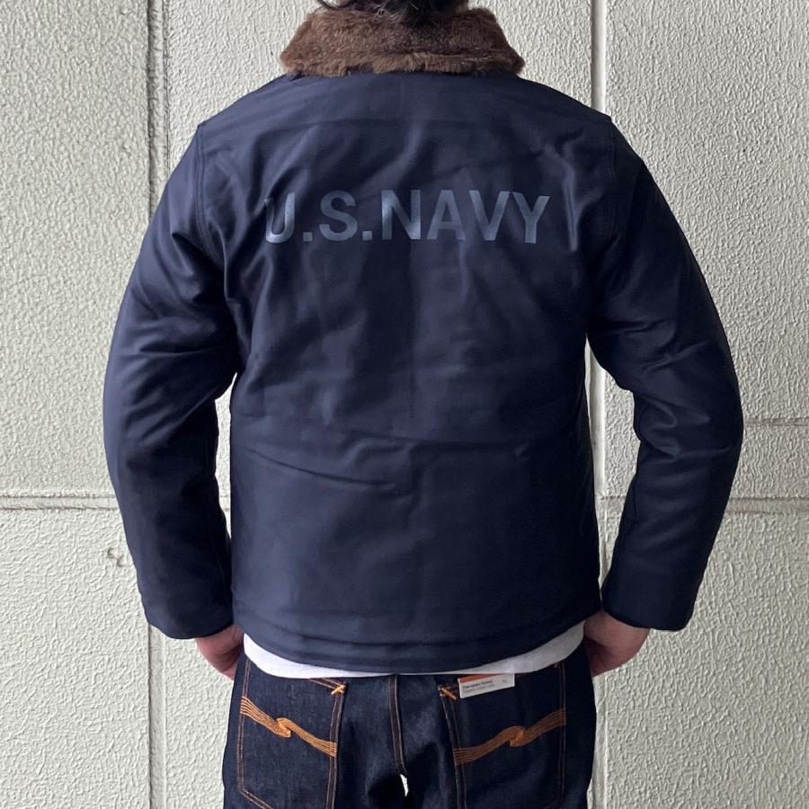 HOUSTON（ヒューストン） デッキジャケット N-1 DECK JACKET - NAVY