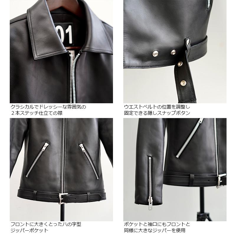 VALLET 本革 シングルライダースジャケット メンズ ヴァレット