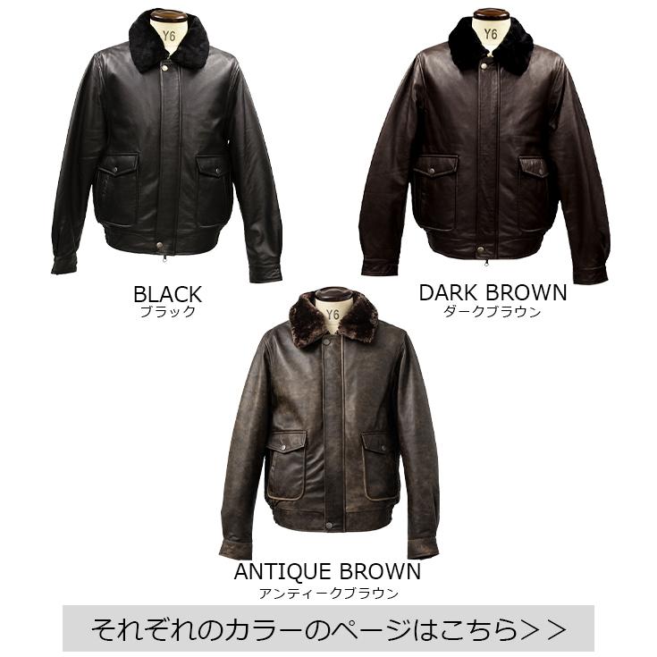 Liugoo Leathers 【20周年記念20%OFFクーポン】LIUGOO 本革 襟ボア