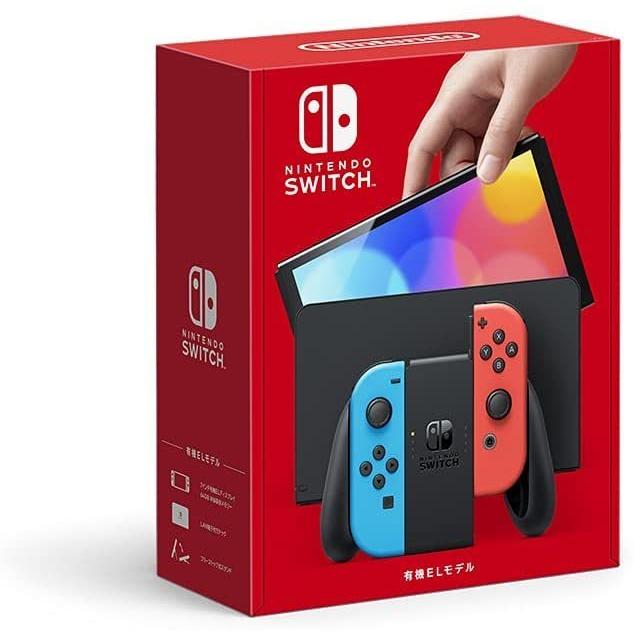 Nintendo Switch 「訳あり品-外装箱傷あり」新品 有機ELモデル ネオン