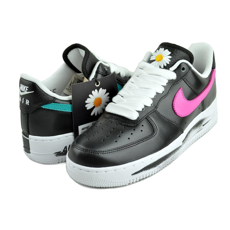 エア フォース 1 NIKE AIR FORCE 07 PARANOISE black/new emerald