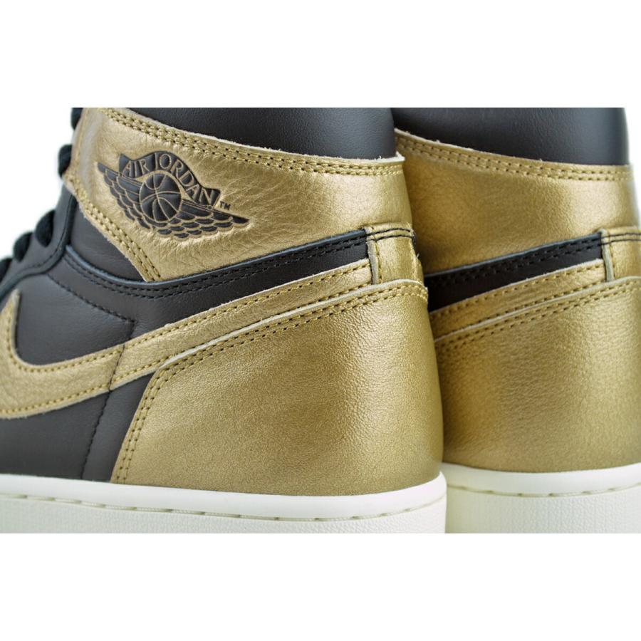 NIKE（ナイキ） NIKE AIR JORDAN 1 RETRO HIGH OG black/metallic gold