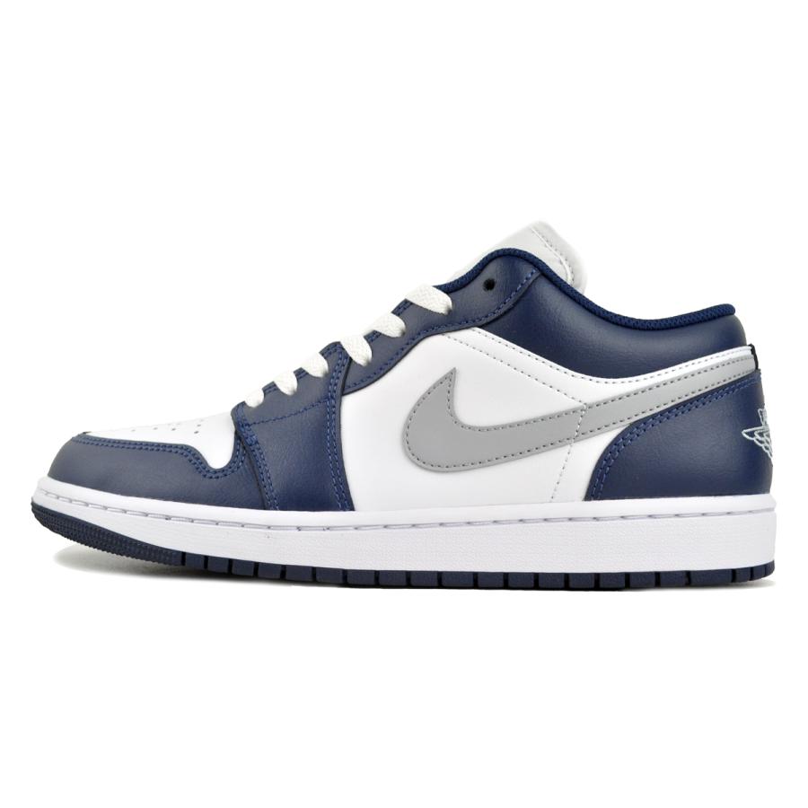 エア ジョーダン 1 NIKE AIR JORDAN LOW white/wolf grey-midnight