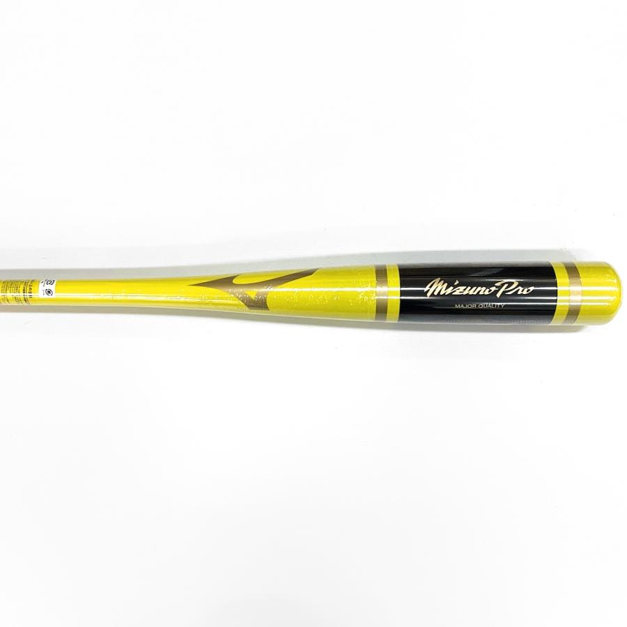 MIZUNO（ミズノ） イエロー ミズノプロ 野球 木製 ノックバット