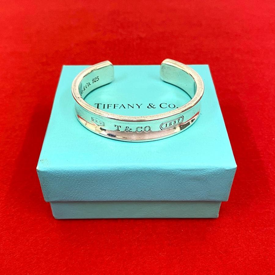 TIFFANY&Co.（ティファニー） 極 美品 希少品 1837 ナロー バングル