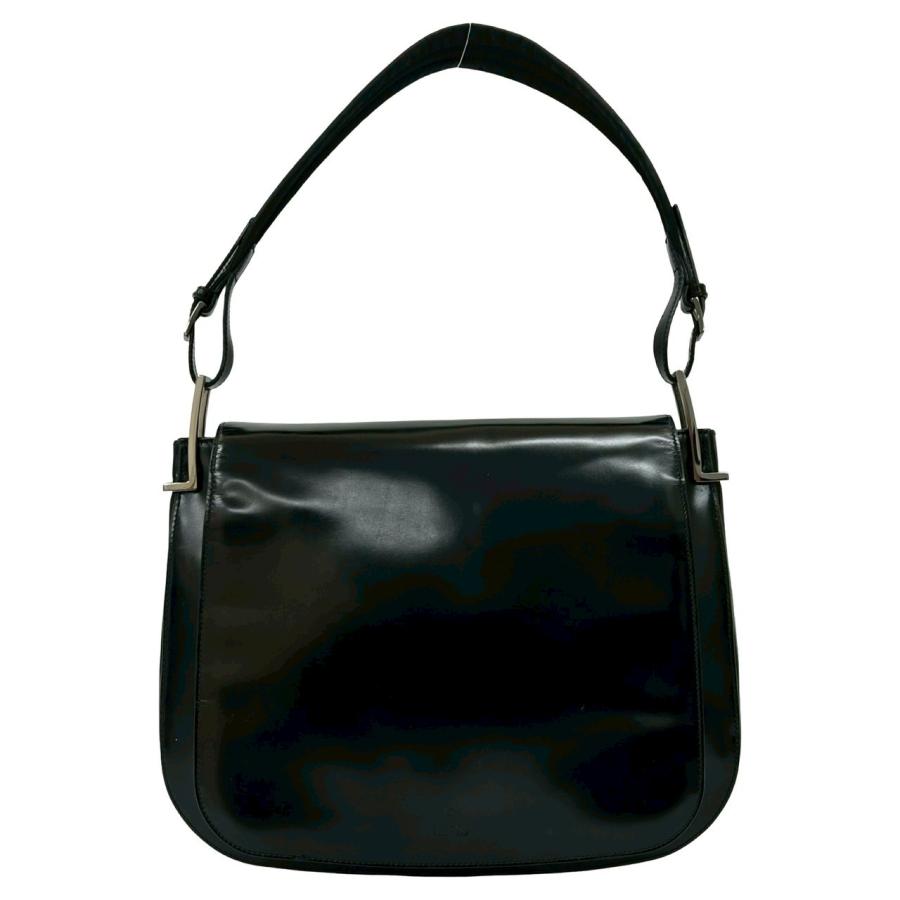 GUCCI（グッチ） 極 美品 希少品 ロゴ パテント レザー 本革 セミ