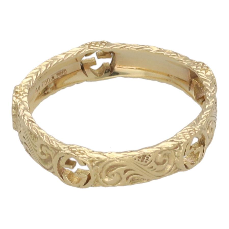 GUCCI（グッチ） 【中古】 インターロッキングG リング 18 603608