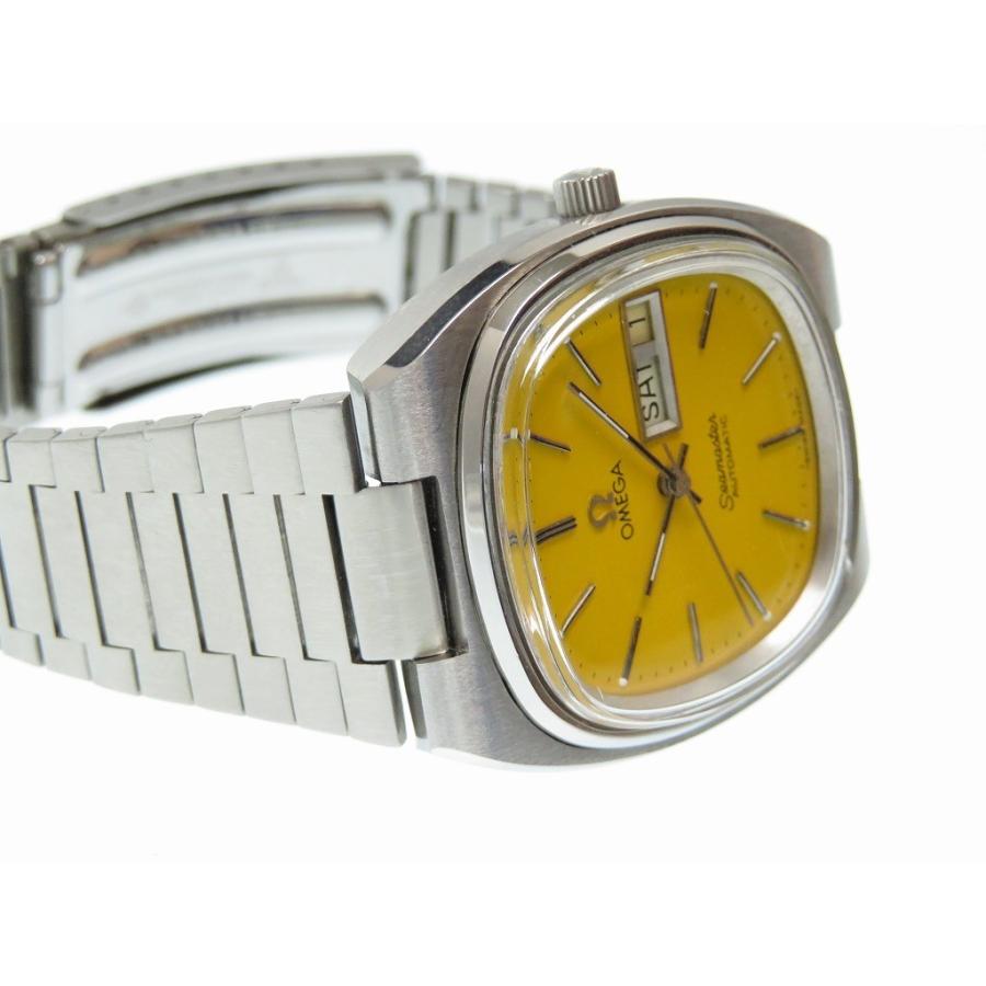 OMEGA（オメガ） シーマスター TVスクリーン 自動巻き 腕時計 イエロー
