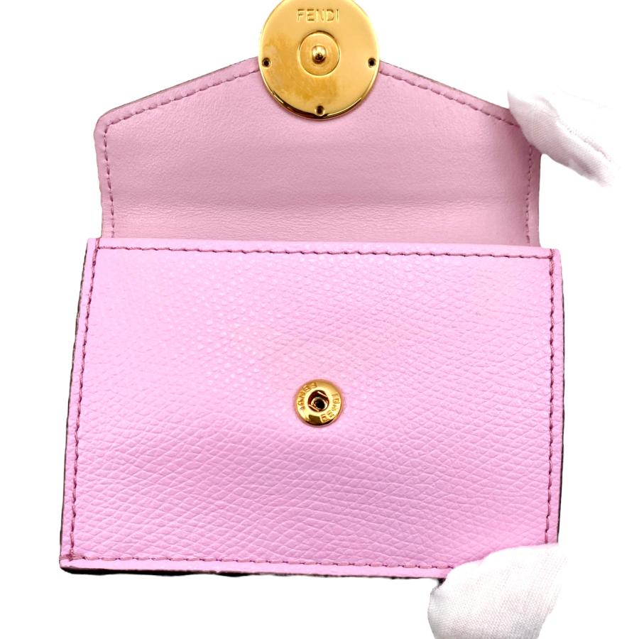 FENDI（フェンディ） 8M0395 A18B カーフ 三つ折り財布 コンパクト