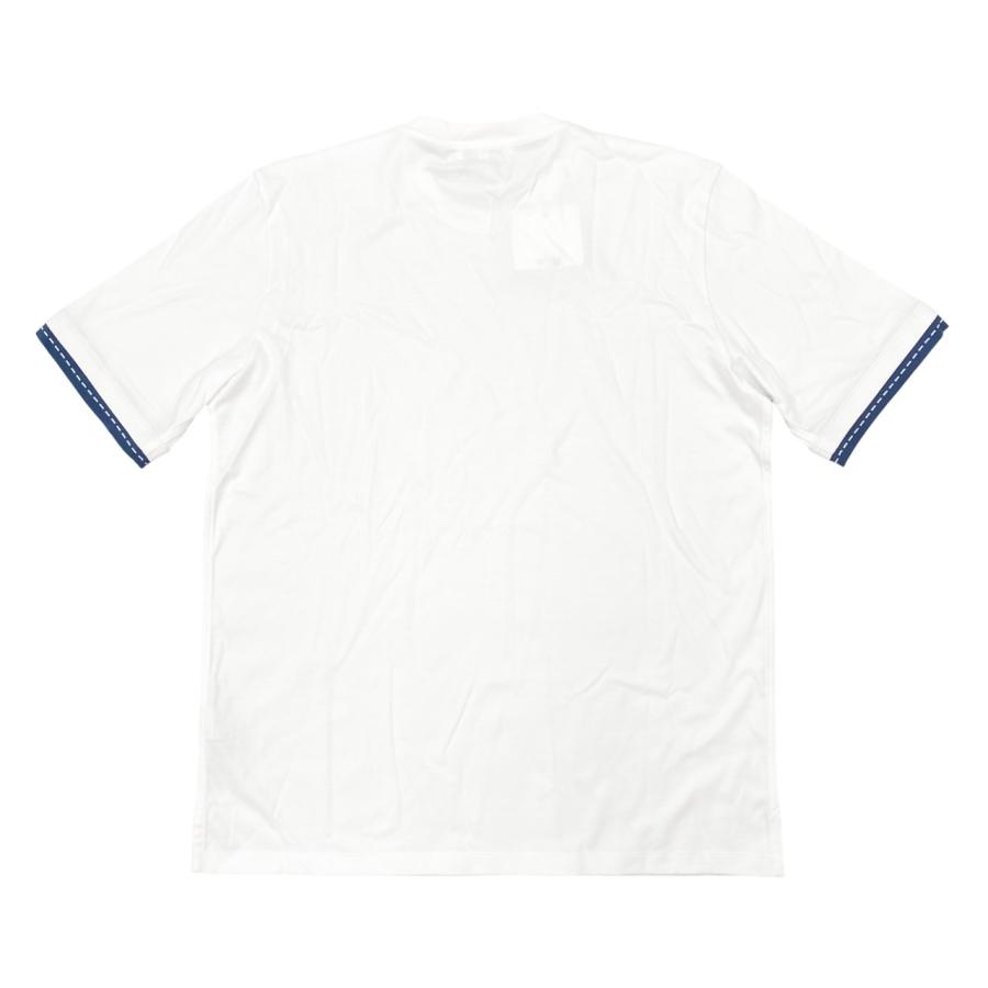 HERMES（エルメス） 半袖Tシャツ ステッチ Sサイズ コットン ホワイト