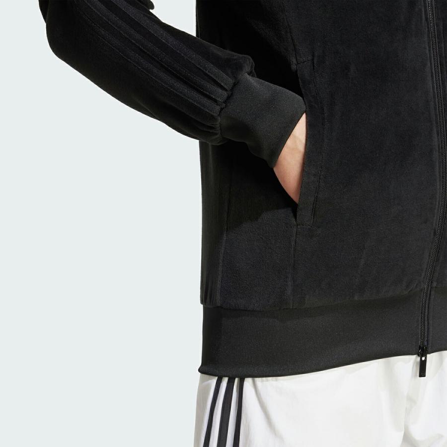 adidas（アディダス） ベロア SST トラックトップ ブラック adidas