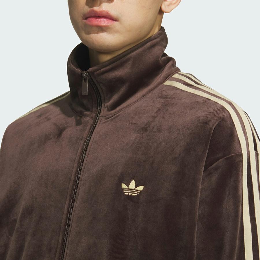 adidas（アディダス） ファイヤーバード ベロア トラックトップ ダーク