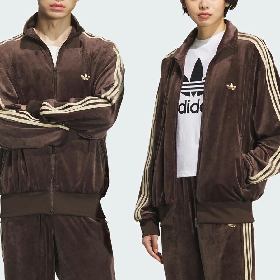adidas（アディダス） ファイヤーバード ベロア トラックトップ ダーク