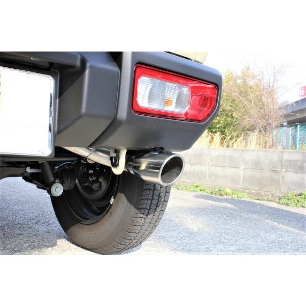 ジムニー マフラー 3BA-JB64W 3BA-JB74W 純正バンパー用 ノーマル