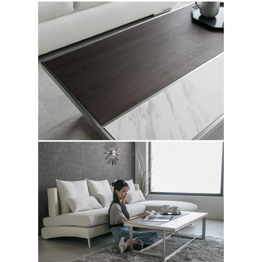 テーブル センターテーブル ローテーブル 大理石調 セラミック