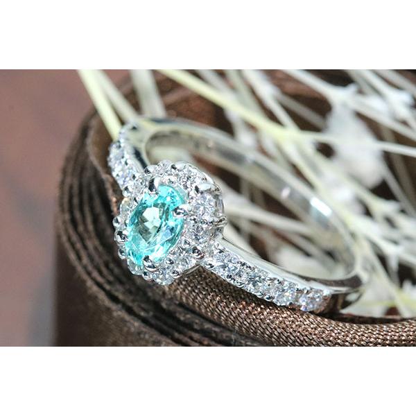 パライバトルマリン リング/指輪 0.350カラット プラチナ900 PT900