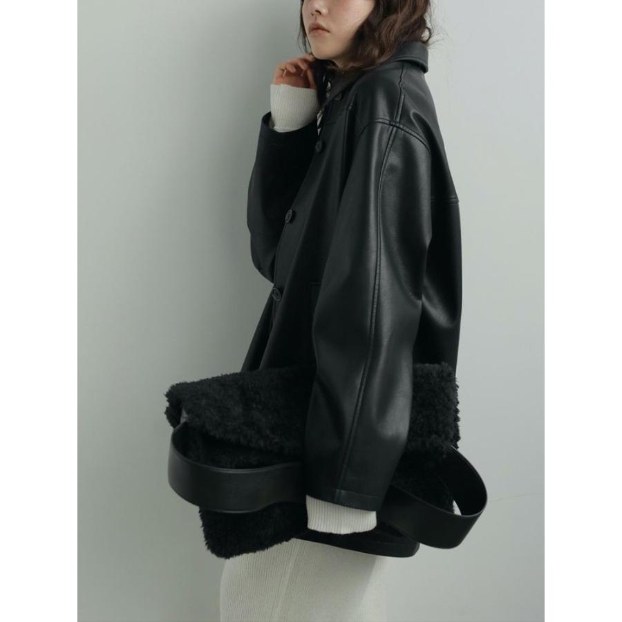 anuke（アンヌーク） 即日発送 Ecoleather Over Jacket 62520105
