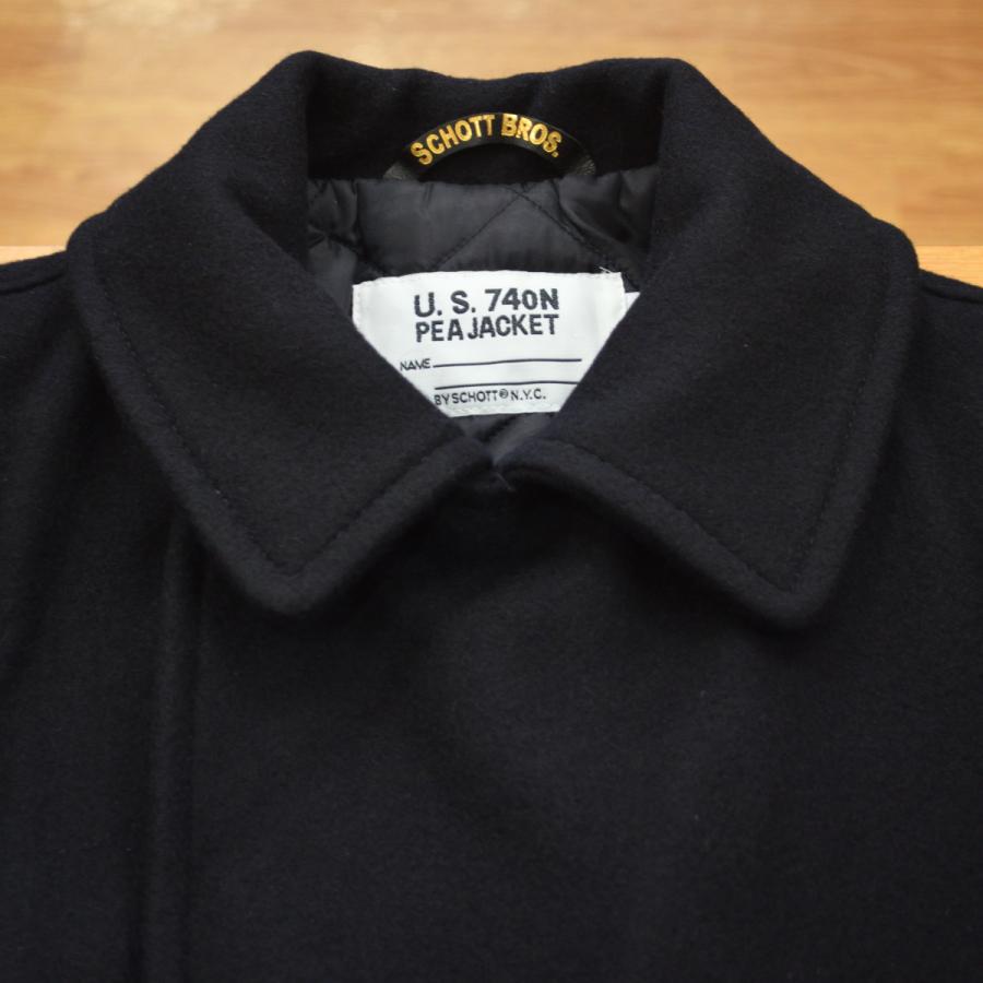 Schott N.Y.C（ショット） Schott 740US PEACOAT ネイビー : メンズ