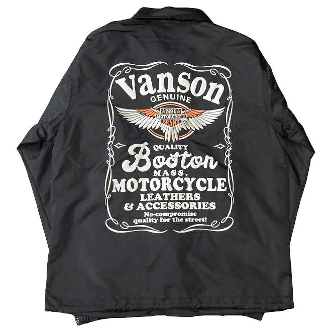 VANSON バンソン モトブルーズ別注 COACH JACKET コーチジャケット