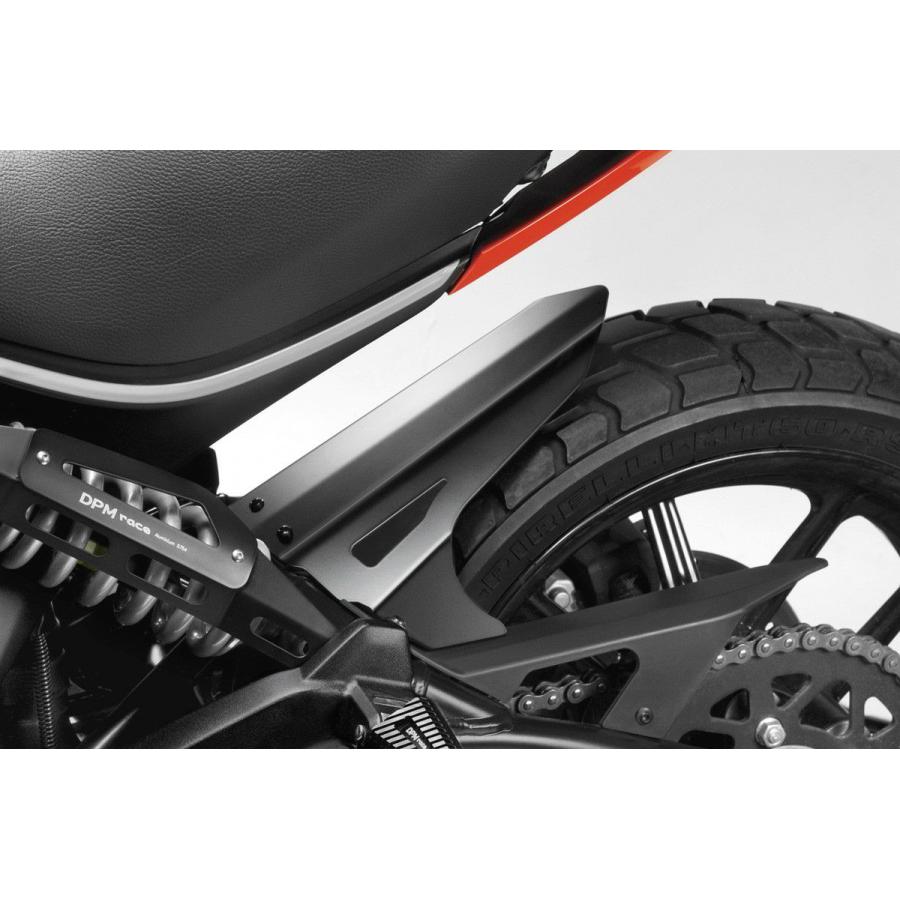 DUCATI スクランブラー400 Sixty2 リアフェンダー アルミ ブラック DPM