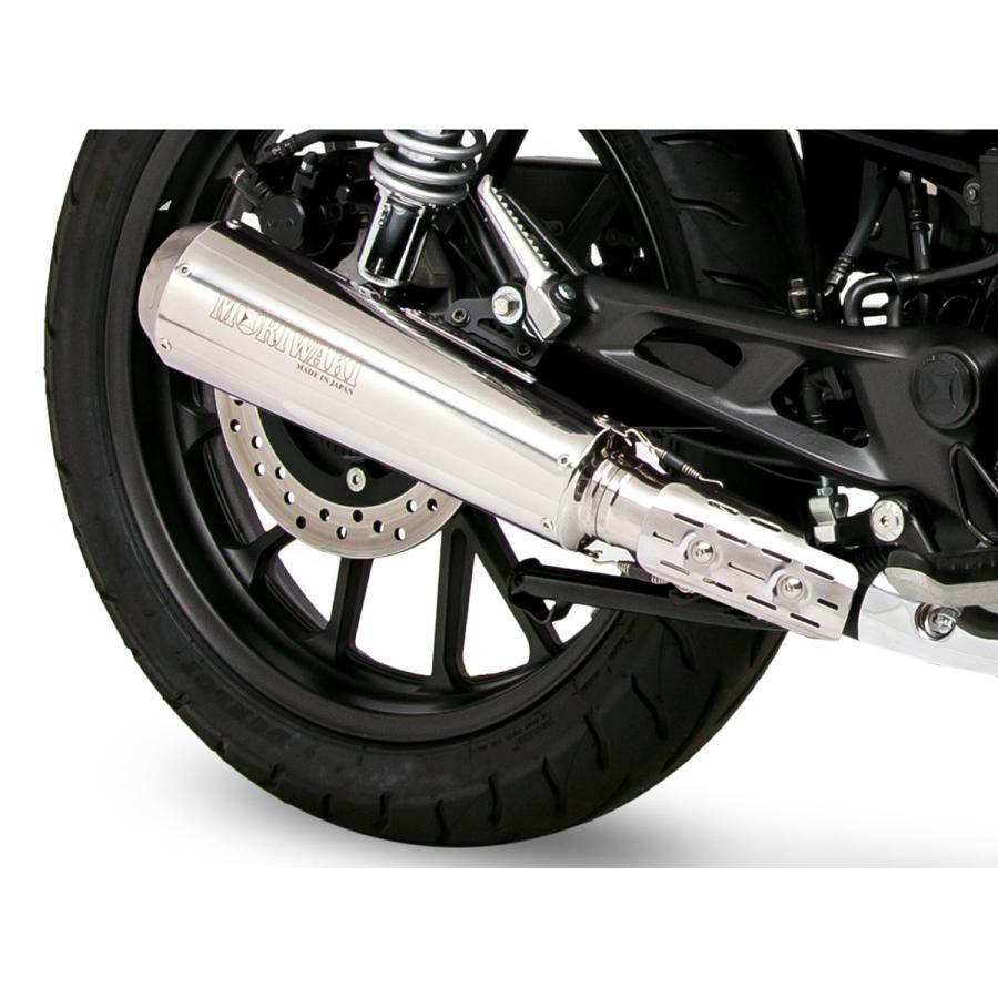ホンダ GB350、GB350S ショートメガホン スリップオンマフラー(JMCA