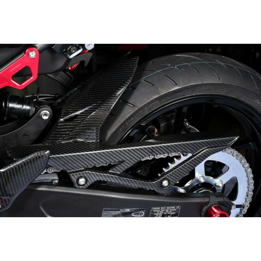 ZX-25R リアフェンダー 純正形状 ドライカーボン SPEEDRA : モトパーツ