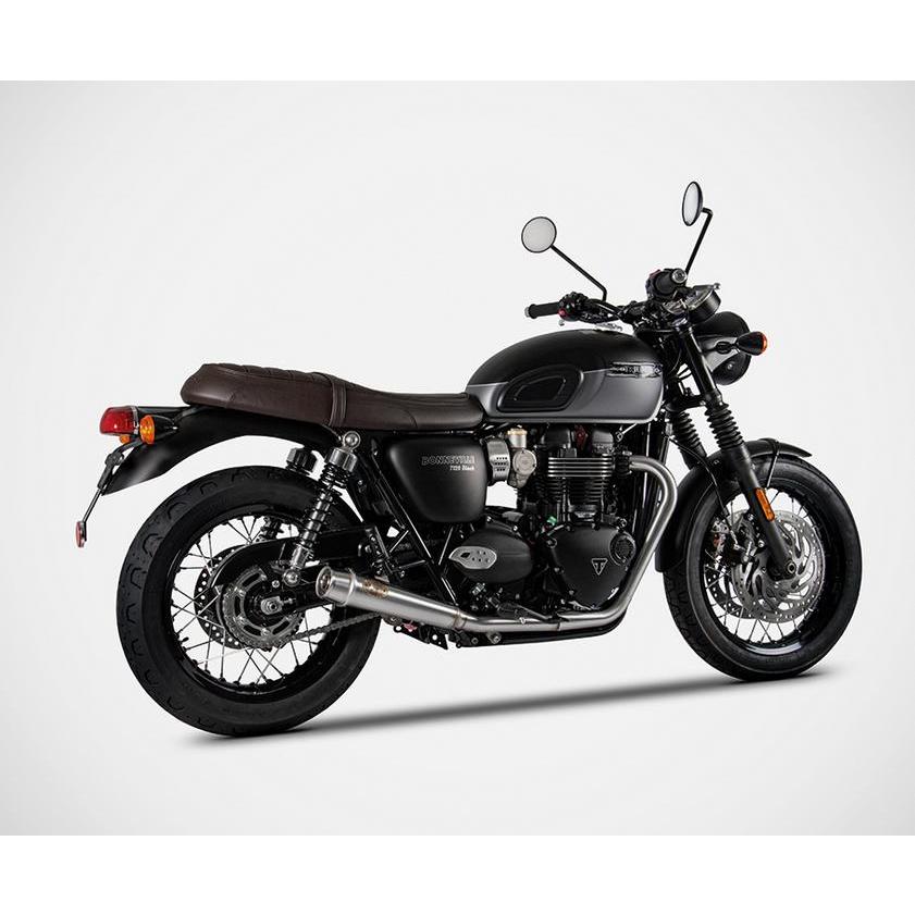 ボンネビル T100/T120 (2021-2023) スリップオンマフラー Eマーク付き