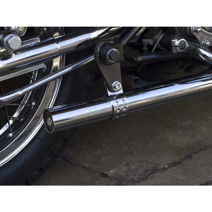 MOTOR ROCK SR400/500 オールドスタイル手曲げマフラー クローム